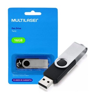 PEN DRIVE USB 16GB MULTILASER