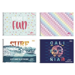 CADERNO DE DESENHO/CARTOGRAFIA UNIVERSITÁRIO MILIMETRADO D+ 96FOLHAS CAPA DURA