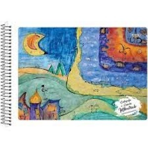 CADERNO DE DESENHO/CARTOGRAFIA MILIMETRADO 48 FOLHAS CAPA MOLE