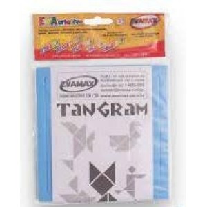 TANGRAM EM E.V.A ESCOLAR 23X23CM 3MM