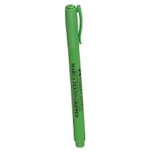 CANETA MARCA TEXTO FABER CASTELL  VERDE