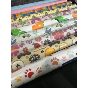 PLASTICO ADESIVO (CONTACT ESTAMPADO POR  METRO)SORTIDO