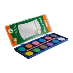 TINTA AQUARELA 12 CORES - LEO&LEO